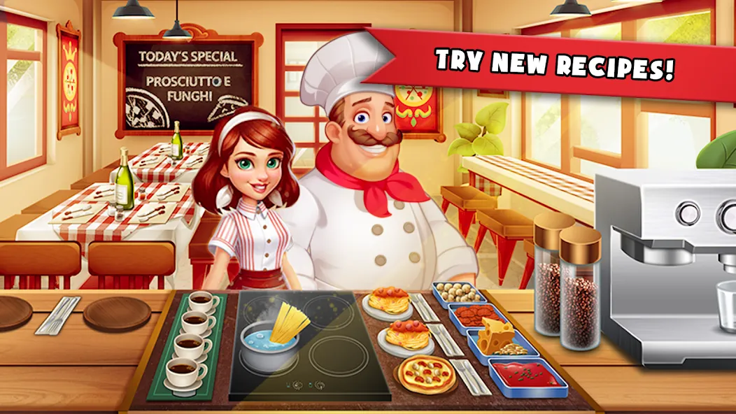 Скачать Cooking Madness: A Chef's Game взлом на бесконечные деньги + мод меню screen 1