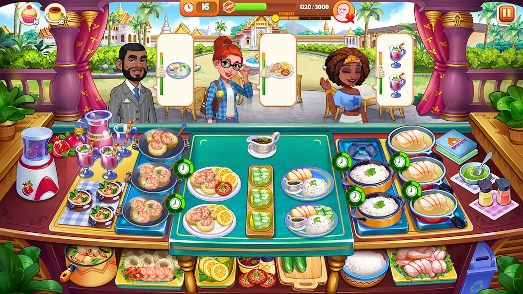 Скачать Cooking Madness: A Chef's Game взлом на бесконечные деньги + мод меню screen 2