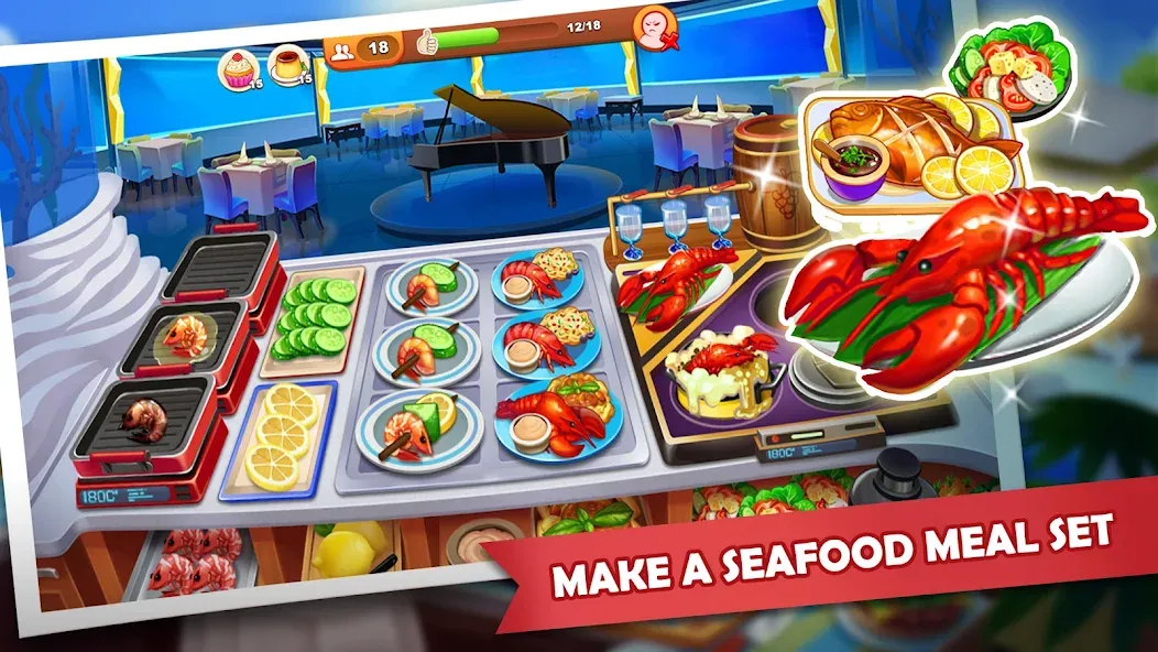 Скачать Cooking Madness: A Chef's Game взлом на бесконечные деньги + мод меню screen 3