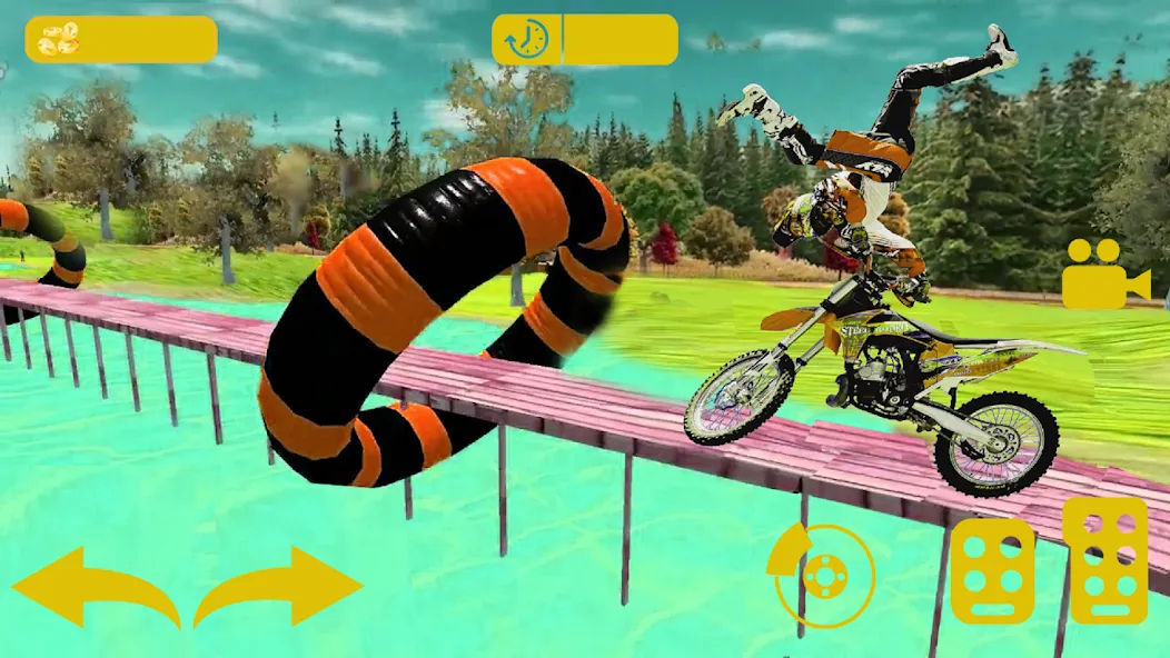 Скачать Bike stunt 3d games-Bike games взлом на бесконечные деньги + мод меню screen 3