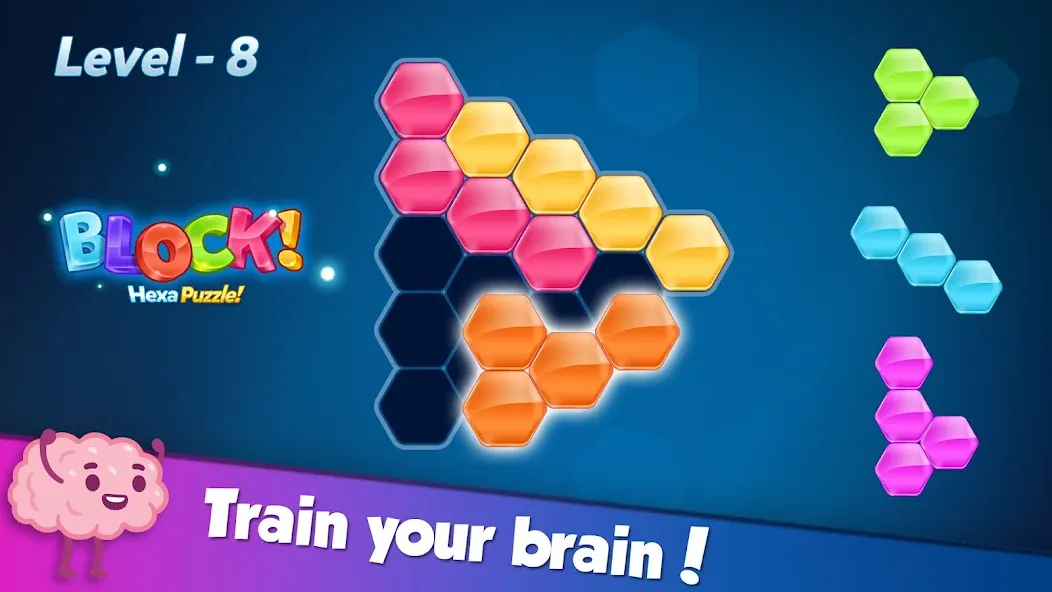 Скачать Block! Hexa Puzzle™ взлом на бесконечные деньги + мод меню screen 1