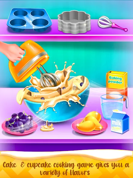 Скачать Cake Maker Cooking Cake Games взлом на бесконечные деньги + мод меню screen 4