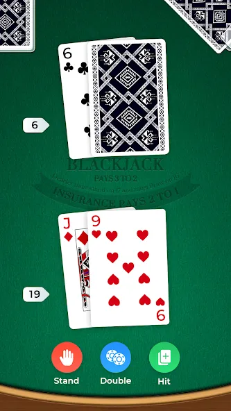 Скачать Blackjack (Блэкджек) взлом на бесконечные деньги + мод меню screen 2