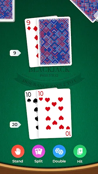 Скачать Blackjack (Блэкджек) взлом на бесконечные деньги + мод меню screen 4