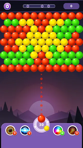 Скачать Bubble Shooter Rainbow взлом на бесконечные деньги + мод меню screen 5