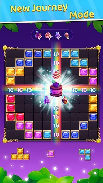 Скачать Block Puzzle: Block Blast! взлом на бесконечные деньги + мод меню screen 1