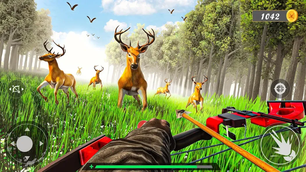 Скачать Animal Archery Hunting Games взлом на бесконечные деньги + мод меню screen 4