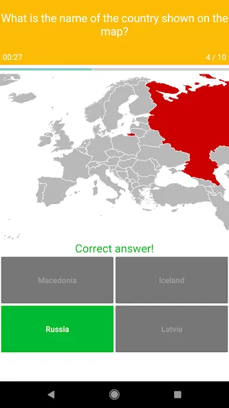 Скачать Europe Map Quiz — European Cou взлом на бесконечные деньги + мод меню screen 3