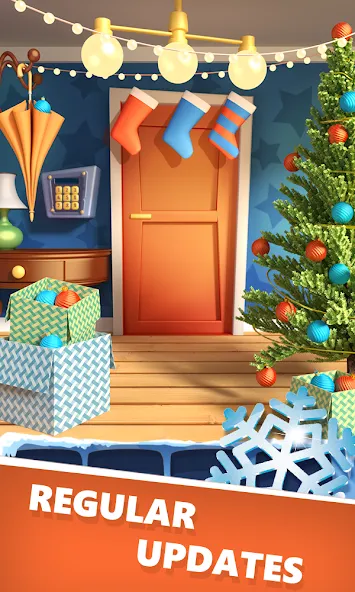 Скачать Open 100 Doors — Christmas! взлом на бесконечные деньги + мод меню screen 5