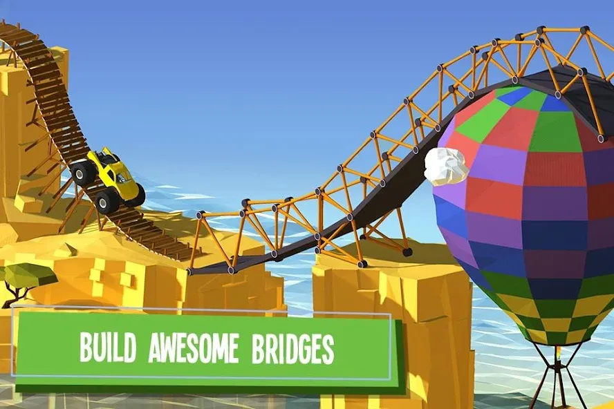 Скачать Build a Bridge! взлом на бесконечные деньги + мод меню screen 2