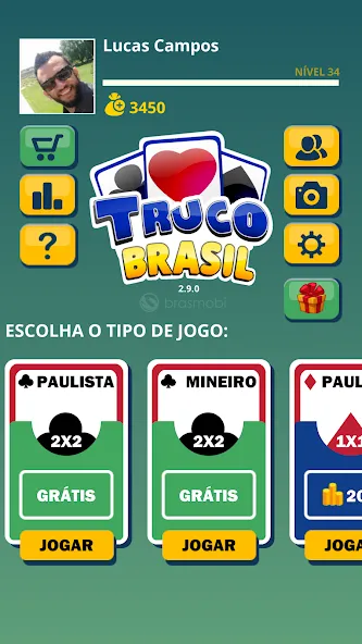 Скачать Truco Brasil — Truco online (Труко Бразиль) взлом на бесконечные деньги + мод меню screen 2