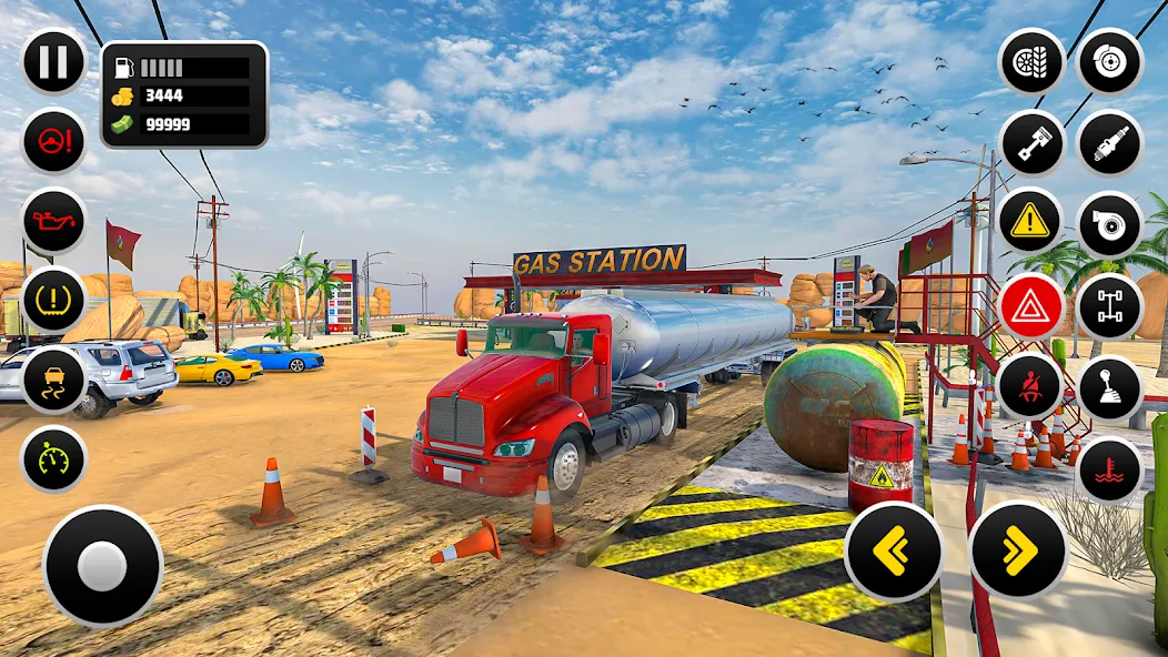 Скачать Gas Station Simulator Games взлом на бесконечные деньги + мод меню screen 1