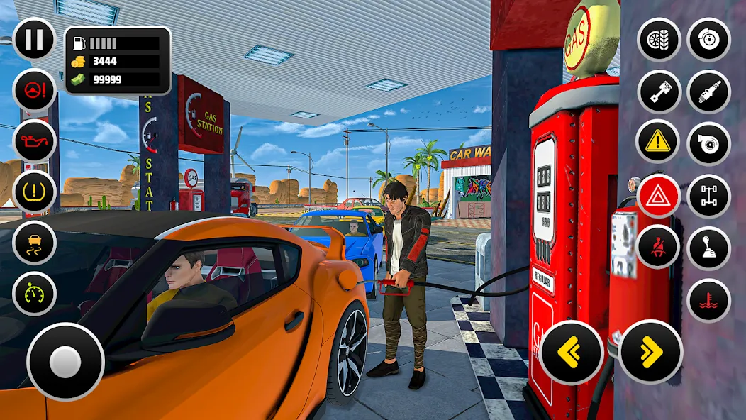 Скачать Gas Station Simulator Games взлом на бесконечные деньги + мод меню screen 2