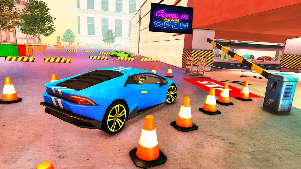 Скачать Street Car Parking: Car Games взлом на бесконечные деньги + мод меню screen 1