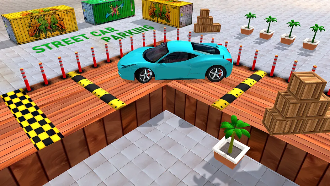 Скачать Street Car Parking: Car Games взлом на бесконечные деньги + мод меню screen 4