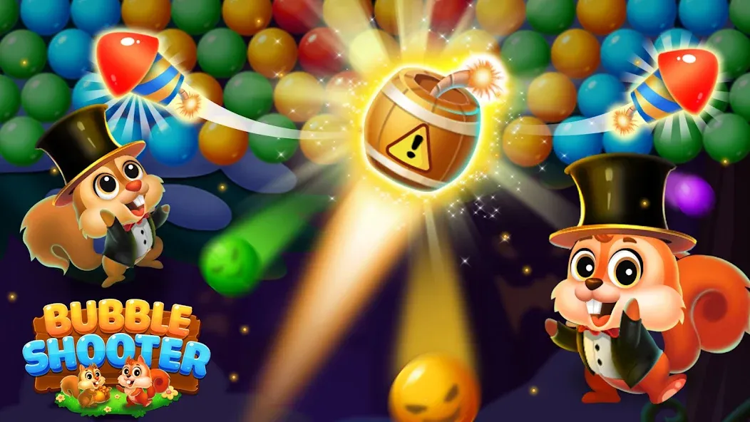 Скачать Bubble Shooter Rescue (Бабл Шутер Рескью) взлом на бесконечные деньги + мод меню screen 2