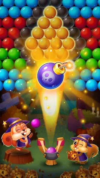 Скачать Bubble Shooter Rescue (Бабл Шутер Рескью) взлом на бесконечные деньги + мод меню screen 5