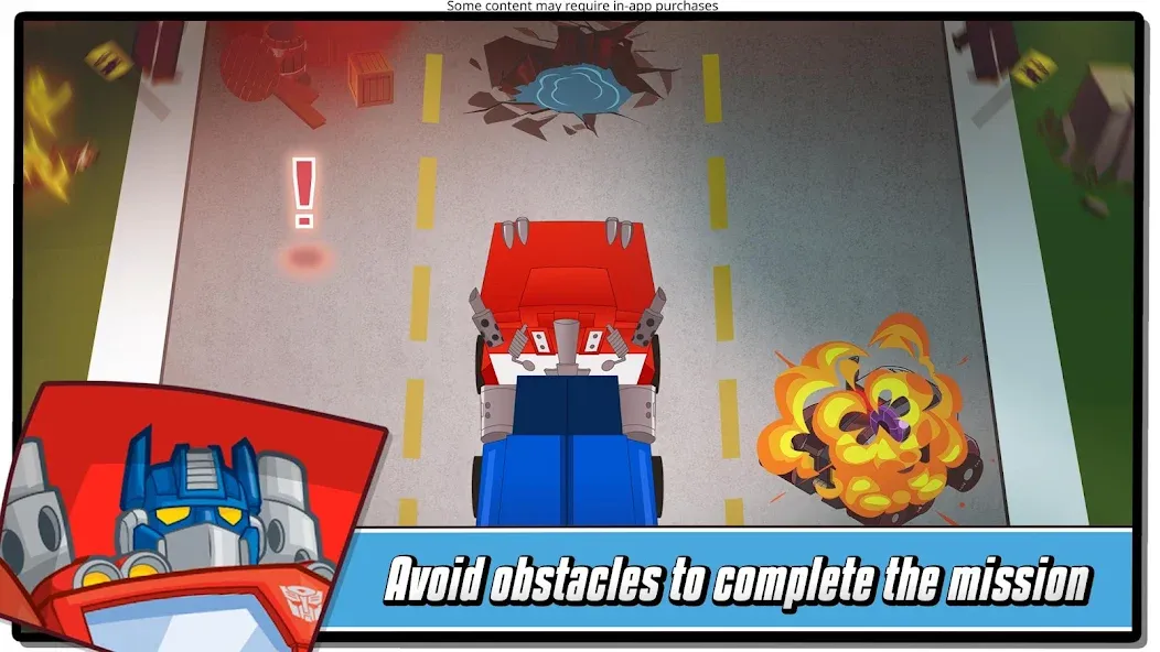 Скачать Transformers Rescue Bots: Hero (Трансформеры Роботы спасатели) взлом на бесконечные деньги + мод меню screen 1