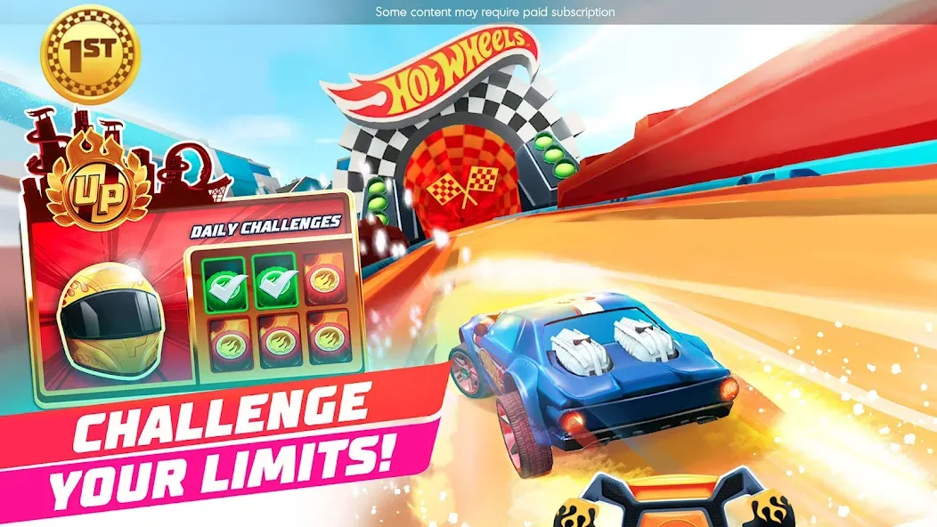 Скачать Hot Wheels Unlimited (Хот Вилс Анлимитед) взлом на бесконечные деньги + мод меню screen 1