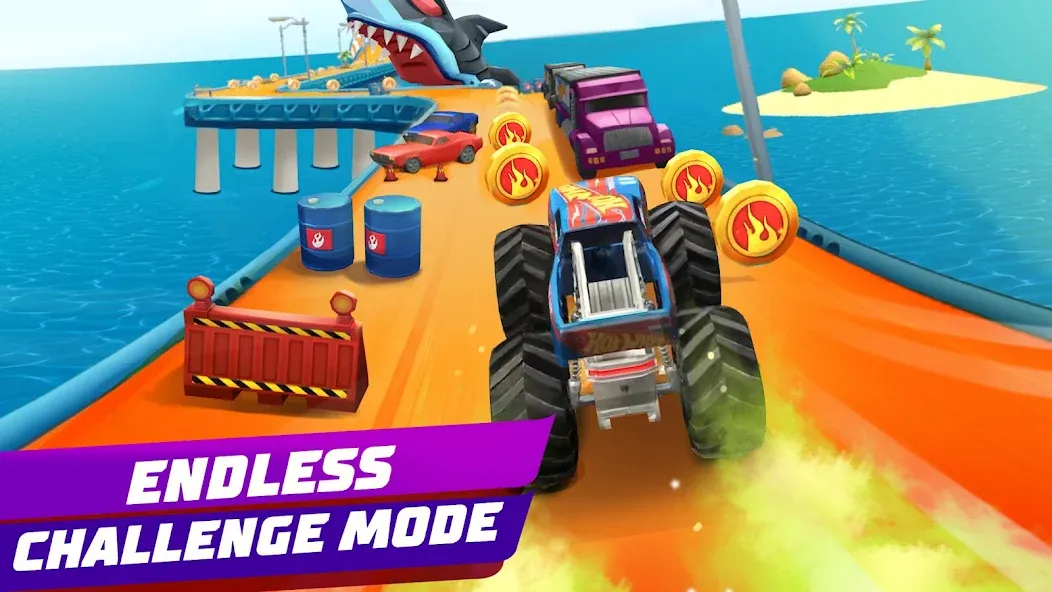 Скачать Hot Wheels Unlimited (Хот Вилс Анлимитед) взлом на бесконечные деньги + мод меню screen 2