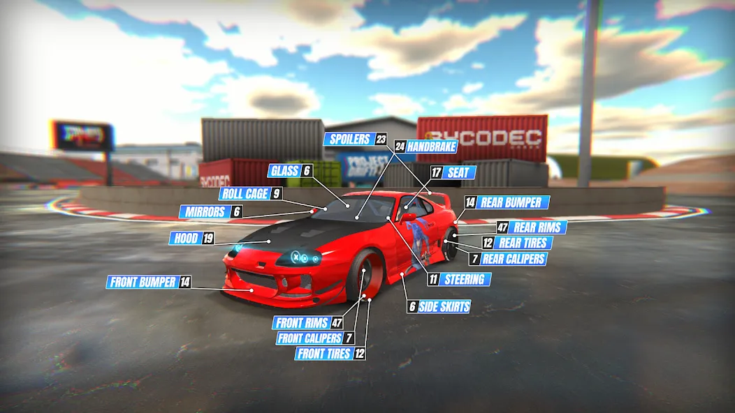 Скачать Project Drift 2.0 : Online взлом на бесконечные деньги + мод меню screen 3