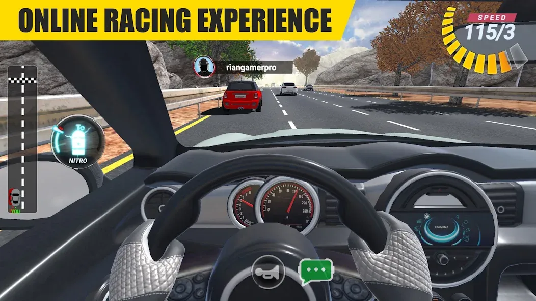 Скачать Racing Online:Car Driving Game взлом на бесконечные деньги + мод меню screen 1