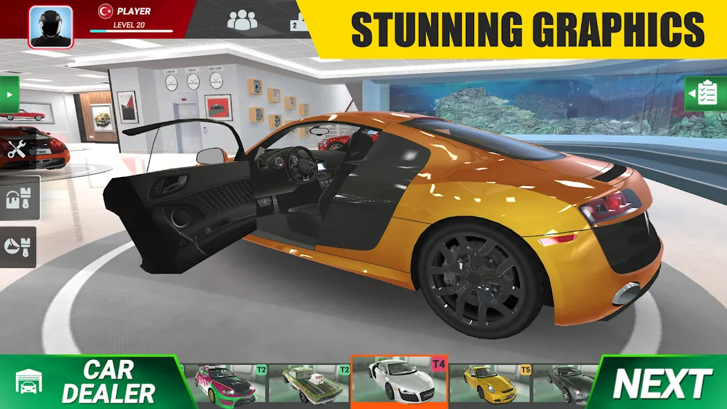 Скачать Racing Online:Car Driving Game взлом на бесконечные деньги + мод меню screen 4