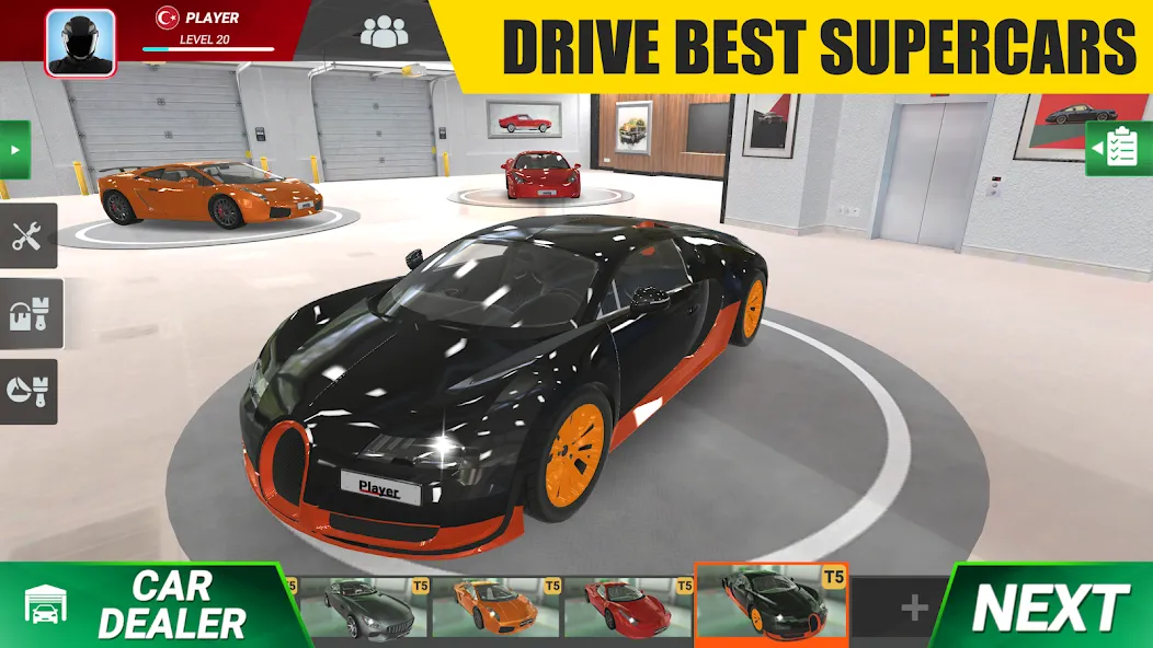 Скачать Racing Online:Car Driving Game взлом на бесконечные деньги + мод меню screen 5