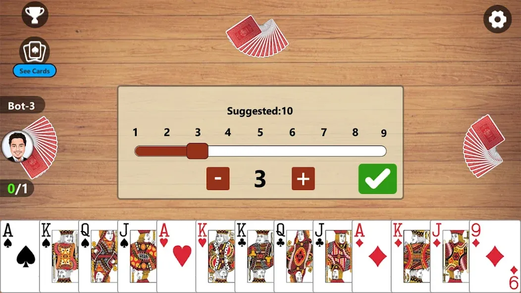 Скачать Callbreak Master 3 — Card Game взлом на бесконечные деньги + мод меню screen 5