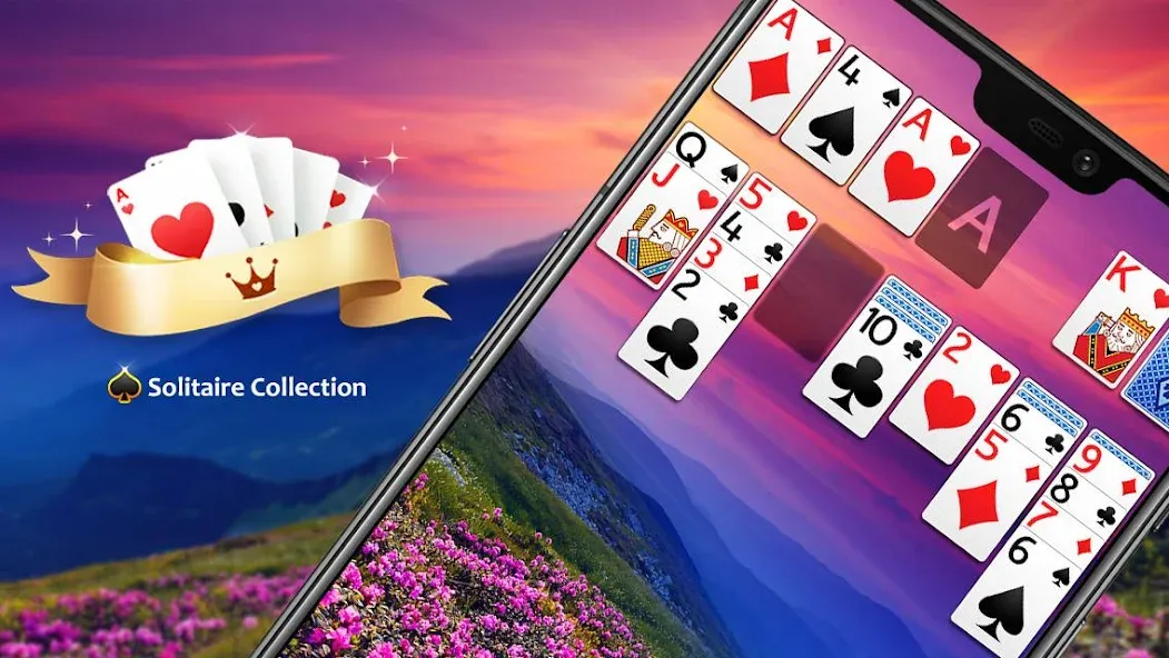 Скачать Solitaire Collection (Солитер Коллекшн) взлом на бесконечные деньги + мод меню screen 1