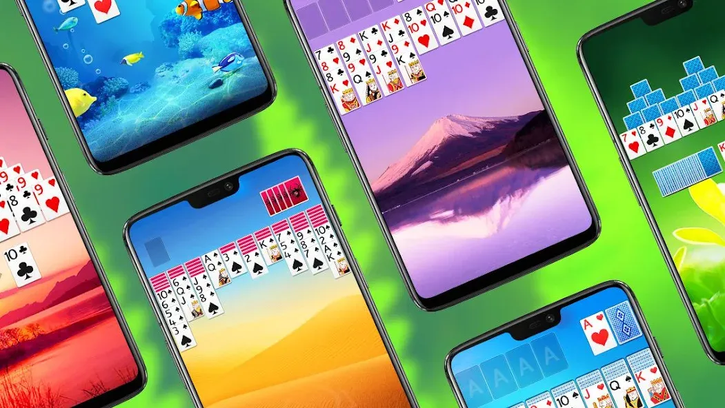 Скачать Solitaire Collection (Солитер Коллекшн) взлом на бесконечные деньги + мод меню screen 2