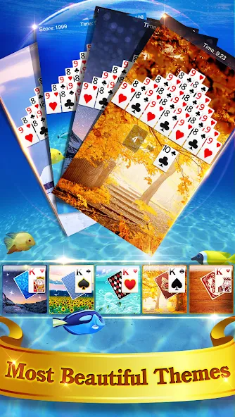 Скачать FreeCell Solitaire взлом на бесконечные деньги + мод меню screen 4