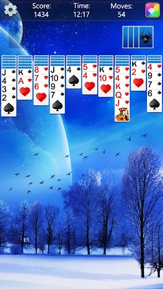 Скачать Spider Solitaire Fun (Спайдер Солитер Фан) взлом на бесконечные деньги + мод меню screen 5