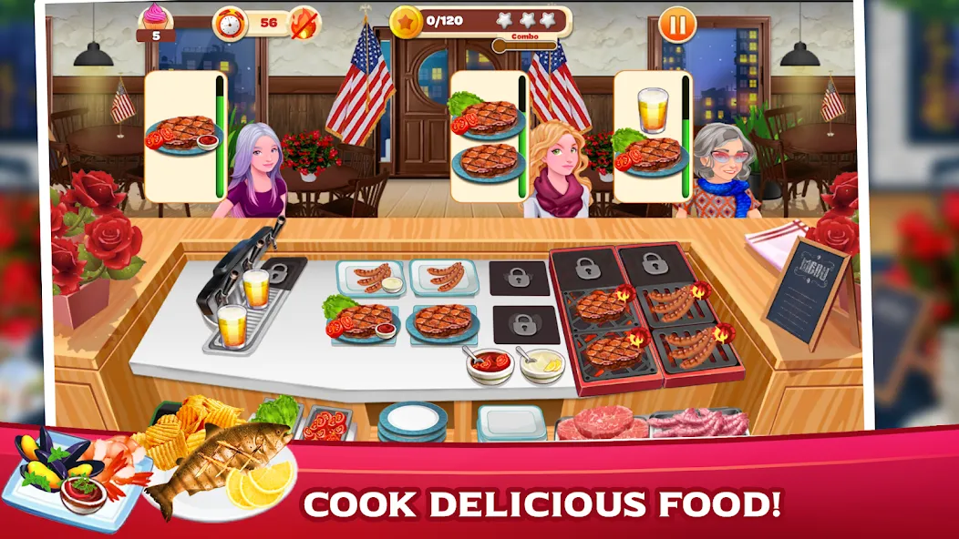 Скачать Cooking Mastery: Kitchen games взлом на бесконечные деньги + мод меню screen 3