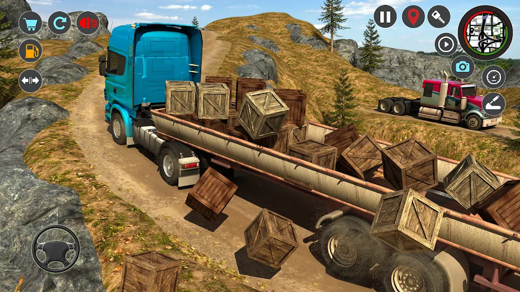 Скачать Transport Simulator Truck Game взлом на бесконечные деньги + мод меню screen 3