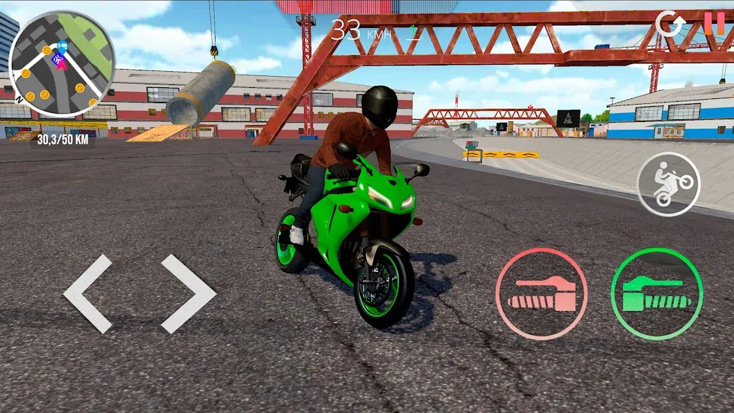 Скачать Motorcycle Real Simulator (Мотоцикл Реальный Симулятор) взлом на бесконечные деньги + мод меню screen 5