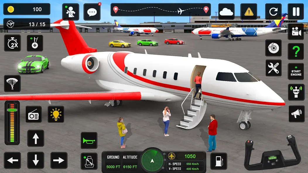 Скачать City Pilot Cargo Plane Games (Сити Пилот Карго Плейн Геймс) взлом на бесконечные деньги + мод меню screen 2