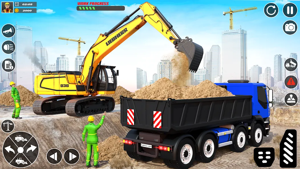 Скачать City Builder Construction Sim (Сити Билдер Констракшн Сим) взлом на бесконечные деньги + мод меню screen 1