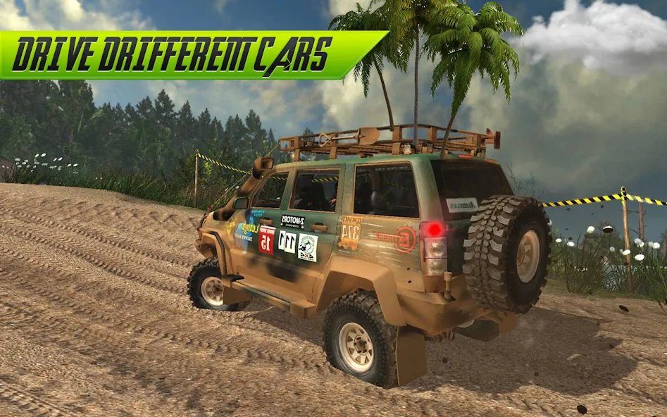 Скачать Offroad Jeep Driving Simulator взлом на бесконечные деньги + мод меню screen 2