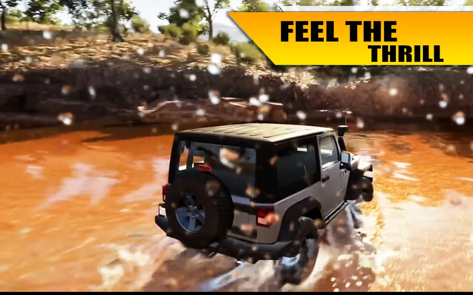 Скачать Off Road Jeep Drive Simulator взлом на бесконечные деньги + мод меню screen 2