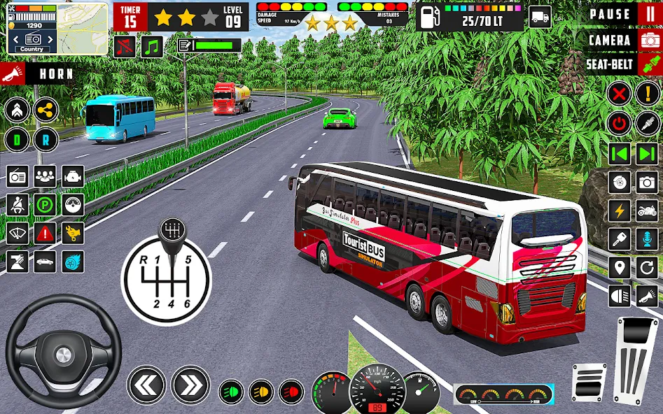 Скачать City Bus Simulator 3D Bus Game (Симулятор городского автобуса 3D  игра   ) взлом на бесконечные деньги + мод меню screen 1