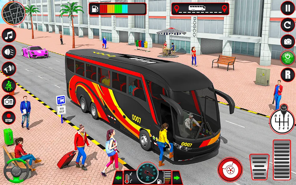 Скачать City Bus Simulator 3D Bus Game (Симулятор городского автобуса 3D  игра   ) взлом на бесконечные деньги + мод меню screen 5