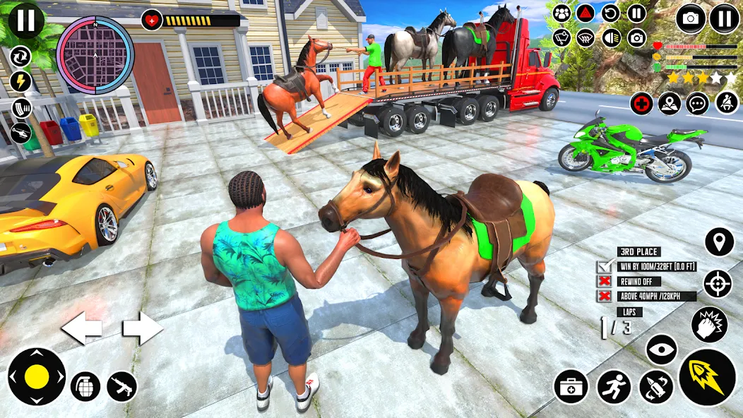 Скачать Animal Transport Truck Game 3D взлом на бесконечные деньги + мод меню screen 2