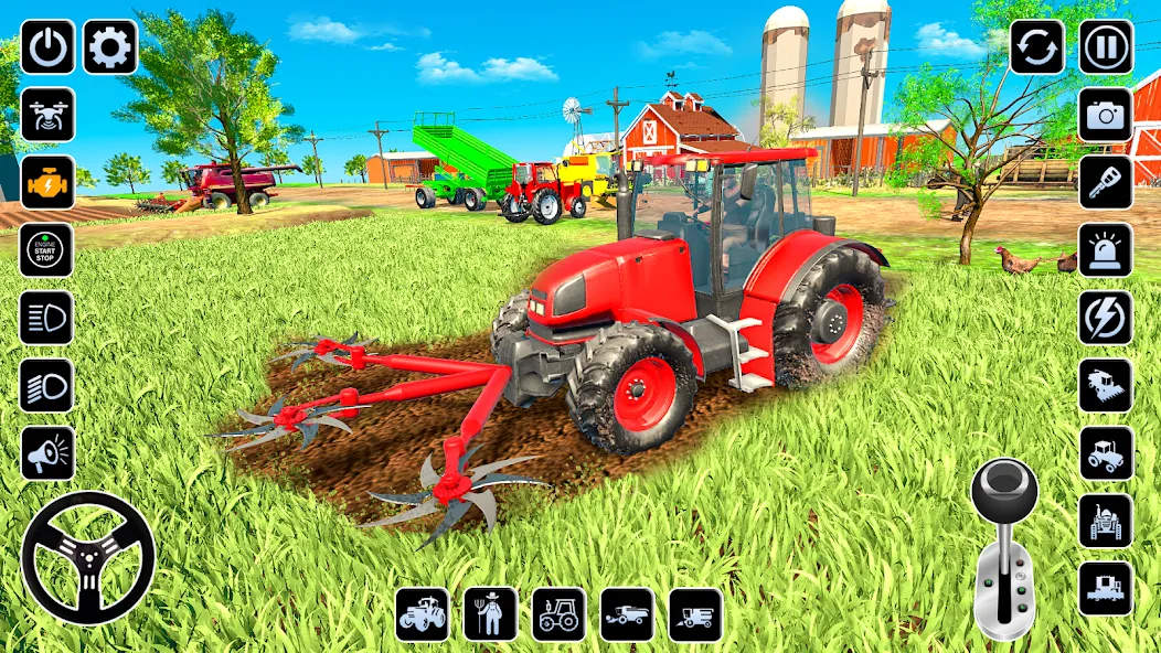 Скачать Farming Games & Tractor Games взлом на бесконечные деньги + мод меню screen 1