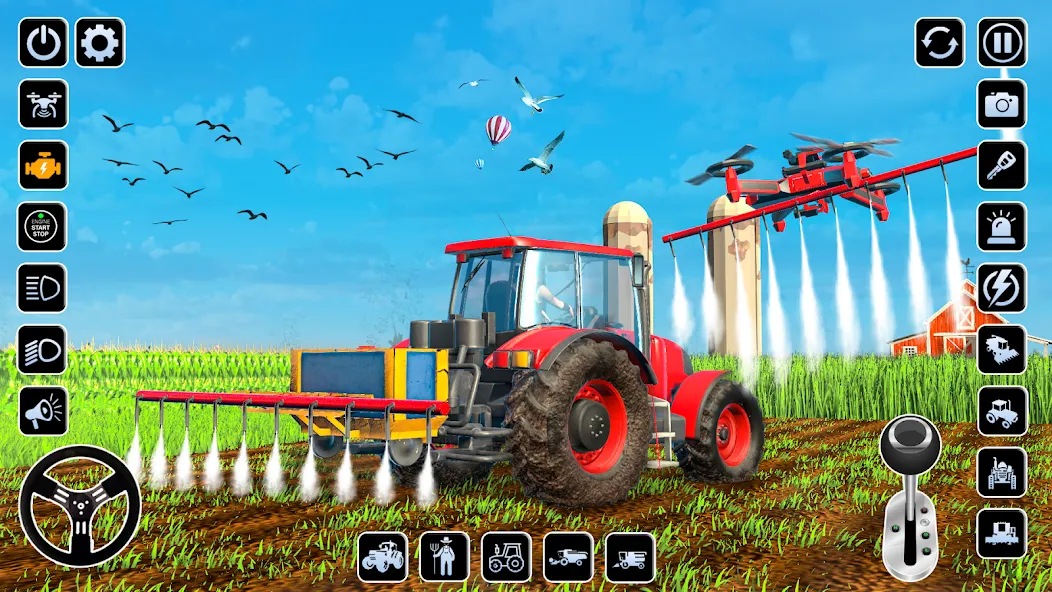 Скачать Farming Games & Tractor Games взлом на бесконечные деньги + мод меню screen 2