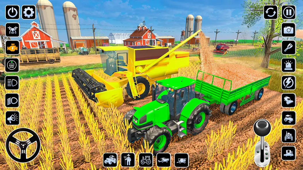 Скачать Farming Games & Tractor Games взлом на бесконечные деньги + мод меню screen 4