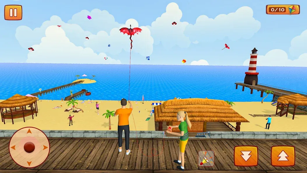 Скачать Kite Game: Kite Flying Game 3D взлом на бесконечные деньги + мод меню screen 1