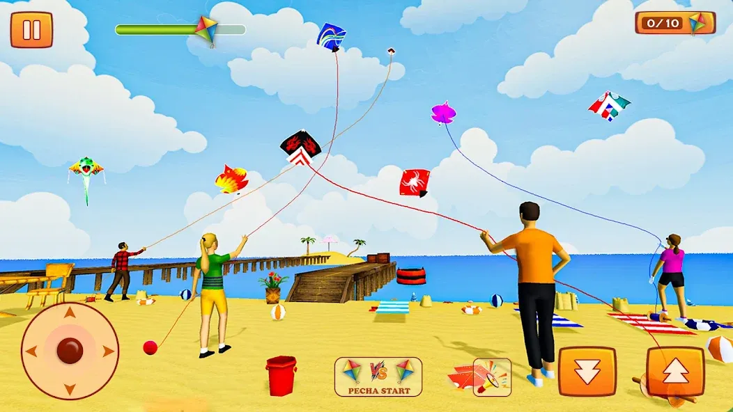 Скачать Kite Game: Kite Flying Game 3D взлом на бесконечные деньги + мод меню screen 4