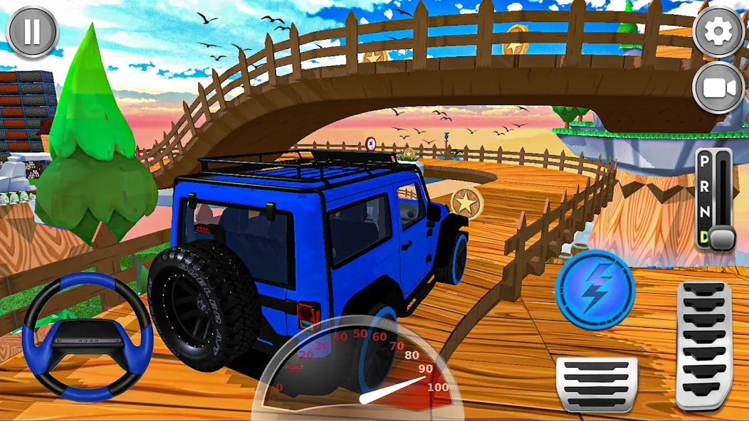 Скачать Mountain Climb 4×4 Car Games (Маунтин Клайм 4х4 игры на машинах) взлом на бесконечные деньги + мод меню screen 5