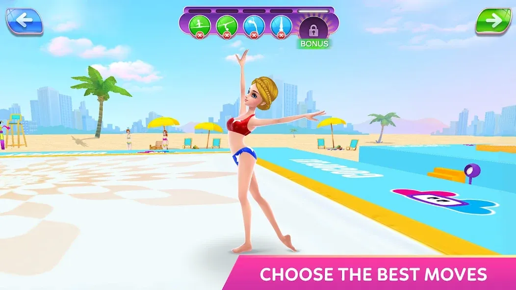 Скачать Gymnastics Superstar Star Girl взлом на бесконечные деньги + мод меню screen 2